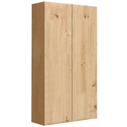 Ντουλάπα Hermes 06-0101 100x52x200cm Oak Δίφυλλη