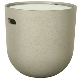 Τραπεζάκι Βοηθητικό Cap 22-0102 Φ49x45cm Grey