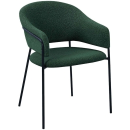 Καρέκλα Connect 03-0933 57x59x82cm Pine-Black Μέταλλο,Ύφασμα