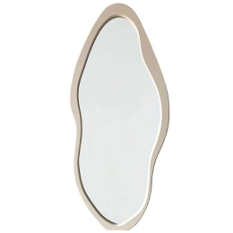 Καθρέπτης Τοίχου Splatch 11-0557 80x180cm Cream Ξύλο,Γυαλί