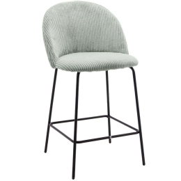 Σκαμπό Μπαρ Κοτλέ Votsalo 26-0018 48x56x95cm Light Grey-Black