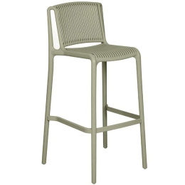 Σκαμπό Μπαρ Polly 26-0028 41x47x100,5cm Olive