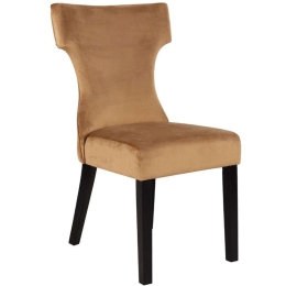 Καρέκλα Torro 03-0813 45x60x93,5cm Gold Ξύλο,Ύφασμα