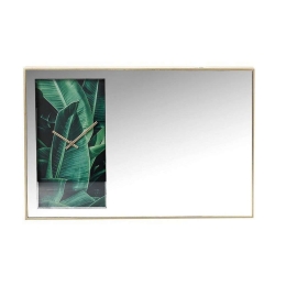 Καθρέφτης-Ρολόι Τοίχου FEC209 Πράσινο 40x60x4,5cm Espiel Μέταλλο