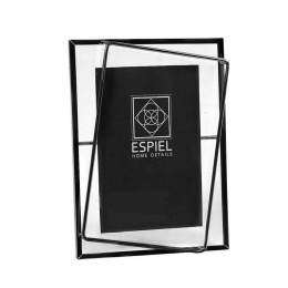 Κορνίζα FAM543 10x15cm Black Espiel Μέταλλο