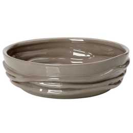 Διακοσμητικό Μπολ GUO103 Μπεζ 7X24X24Cm Espiel Κεραμικό