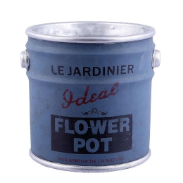 Διακοσμητική Γλάστρα Paint Bucket KAF119 Μπλε 22X23X21,5Cm Espiel Κεραμικό