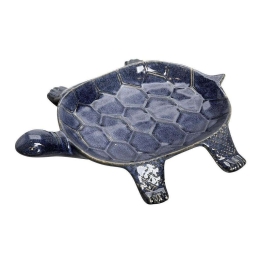 Διακοσμητικό Πιάτο Χελώνα VAT127 Μπλε 5X28,5X24Cm Espiel Κεραμικό