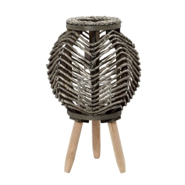 Φανάρι Ξύλινο SOD107 Πράσινο 43,5X25X25Cm Espiel Ξύλο
