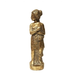 Διακοσμητική Φιγούρα Γυναίκα 50,5cm Gold ERT209K2 Espiel Κεραμικό