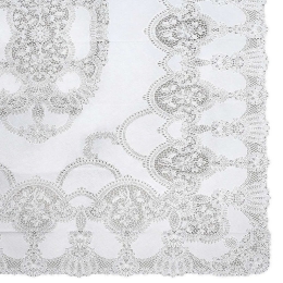 Τραπεζομάντηλο Vinyl PEZ111 White Espiel 135X180cm Πολυέστερ