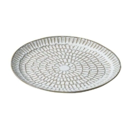 Πιατέλα Διακοσμητική NFU225 40x39,7x3,6cm Olive Espiel Πορσελάνη