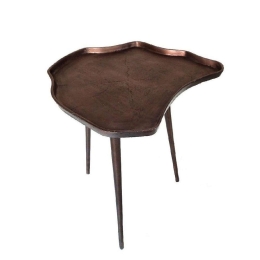 Τραπεζάκι Σαλονιού Βοηθητικό DUG221 44,4x44,4x55,5cm Black Espiel Αλουμίνιο
