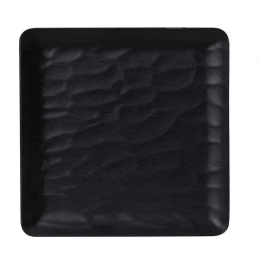 Πιάτο Στρόγγυλο Ρηχό Wavy Matte Mlb348K48-6 Φ22cm Black Espiel Μελαμίνη