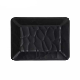 Μπωλ Ορθογώνιο Wavy Matte Mlb470K144-6 12X8,5cm Black Espiel Μελαμίνη