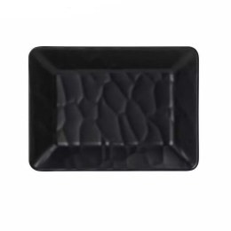 Μπωλ Ορθογώνιο Wavy Matte Mlb472K72-6 17X12,5cm Black Espiel Μελαμίνη