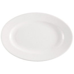 Πιατέλα Πορσελάνινη Οβάλ Ρηχή 001.172056K2 28Χ21Χ2cm White Espiel Πορσελάνη