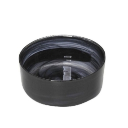 Μπωλ Atlas Οβάλ Alabaster Hor1625K6 11cm Black Espiel Γυαλί