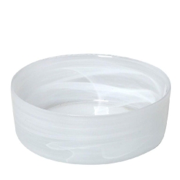 Μπωλ Atlas Οβάλ Alabaster Hor1627K6 15cm White Espiel Γυαλί