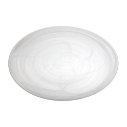 Πιάτο Atlas Στρογγυλό Ρηχό Hor1321K6 Φ32cm White Espiel Γυαλί