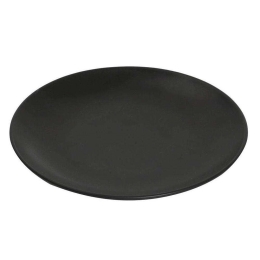 Πιάτο Ρηχό Στρογγυλό Terra Matt TLM101K6 Φ26cm Κεραμικό Black Espiel Κεραμικό