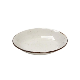 Πιάτο Πορσελάνινο Terra Βαθύ Σετ 6 τμχ Tlk104K6 Φ23,5cm Cream Espiel Πορσελάνη
