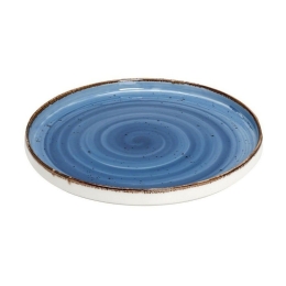 Πιάτο Πορσελάνινο Terra Step Ρηχό Tlf130K2 Φ30cm Blue Espiel Πορσελάνη