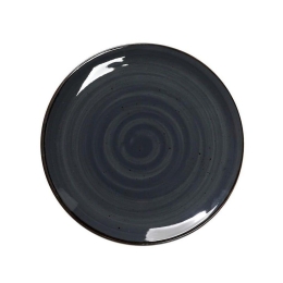 Πιάτο Πορσελάνινο Terra Ρηχό Σετ 6 τμχ Tlg102K6 Φ24,5cm Grey Espiel Πορσελάνη