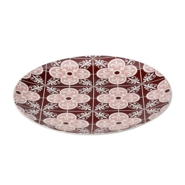 Πιάτο Ρηχό Decor Στρόγγυλο Snm1001K6 Φ26cm Red Espiel Κεραμικό