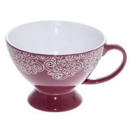 Μπωλ Vienna Hun102K6 320mlΦ13,3cm Bordo Espiel Κεραμικό
