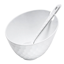 Σαλατιέρα Πορσελάνινη Honeycomped Wem301 Φ24cm White Espiel Small Πορσελάνη