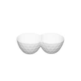 Ορντεβιέρα Διπλή Honeycomped Wem311 20Cm. Πορσελάνινη White Espiel Πορσελάνη