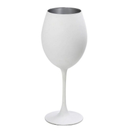 Ποτήρι Κρασιού Maya Rab321K6 7Χ23cm White-Silver Espiel Γυαλί
