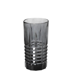Ποτήρι Σωλήνας Patrick 390ml 15cm Rop125K6 Anthracite Espiel Γυαλί