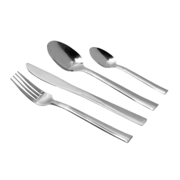 Μαχαιροπίρουνα Xer101 (Σετ 24Τμχ) Silver Espiel 24 τμχ Ανοξείδωτο Ατσάλι
