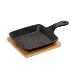 Τηγανάκι Τετράγωνο Με Βάση 24Χ16Χ5cm Sag103 Black Espiel Μαντέμι