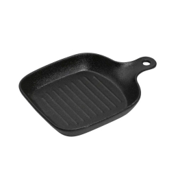 Τηγανάκι Lava Τετράγωνο 22Χ16Χ3cm Nol124K2 Black Espiel Κεραμικό