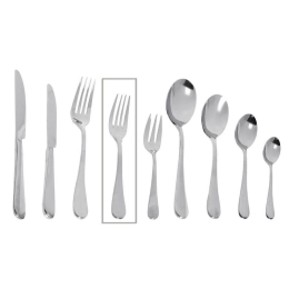 Πιρούνι Φρούτου Benefit 17.7cm 18/0 Σετ 6 τμχ Cus406K12 Silver Espiel Ανοξείδωτο Ατσάλι