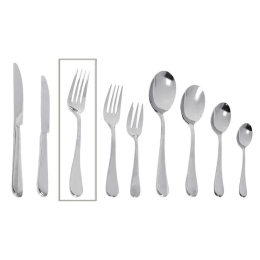 Πιρούνι Φαγητού Benefit 20.7cm 18/0 Σετ 6 τμχ Cus404K12 Silver Espiel Ανοξείδωτο Ατσάλι