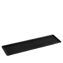 Πιατέλα Σερβιρίσματος Wavy Matte Mlb537K24-6 53Χ16,2cm Black Espiel Μελαμίνη