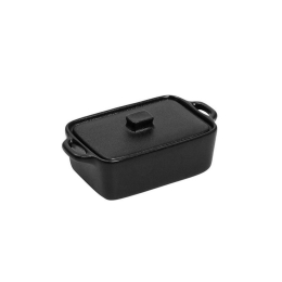 Πυρίμαχο Σκεύος Ορθογώνιο NOL108K4 16x8,8x5cm Black Espiel Κεραμικό