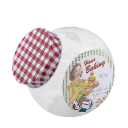 Βάζο Με Μεταλλικό Καπάκι Int8503 (Σετ 2τμχ) Multi Espiel Ατσάλι,Γυαλί