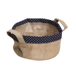 Ψωμιέρα Ner112 18Χ18Χ10cm Beige-Blue Espiel Jute