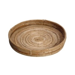 Δίσκος Στρόγγυλος S Kag147 35Χ35Χ4cm Brown Espiel Ξύλο
