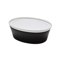 Πυρίμαχο Σκεύος Με Καπάκι BEN5007 27cm Black-White Espiel Πορσελάνη