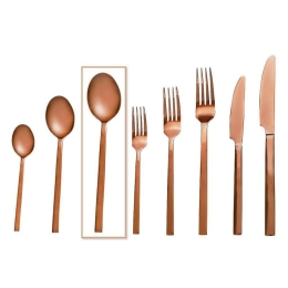 Κουτάλι Divine CUR203K12 20,7cm Copper Espiel Ανοξείδωτο Ατσάλι