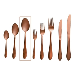 Κουτάλι Prime CUR103K12 20cm Copper Espiel Ανοξείδωτο Ατσάλι