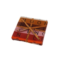 Σουβέρ (4Σετ/6Τμχ) HEN221 10x10cm Multi Espiel Πολυέστερ