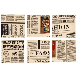 Σουβέρ (4Σετ/6Τμχ) HEN111 10x10cm Multi Espiel Πολυέστερ