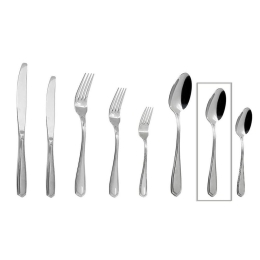 Κουτάλι Empire GYS205K12 18,5cm Silver Espiel Ανοξείδωτο Ατσάλι